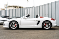 ポルシェ ボクスター(Type981) ﾍﾞｰｽｸﾞﾚｰﾄﾞ ｽﾎﾟｰﾂｸﾛﾉPKG　ﾌﾞﾗｯｸﾚｻﾞｰｲﾝﾃﾘｱ ｼｰﾄﾋｰﾀｰ&ﾍﾞﾝﾁﾚｰﾀｰ ﾚｯﾄﾞｿﾌﾄﾄｯﾌﾟ ﾅﾋﾞTV ｽﾎﾟｰﾂﾃﾞｻﾞｲﾝｽﾃｱﾘﾝｸﾞ PDLS ﾎﾞｸｽﾀｰ18ｲﾝﾁAW　2年保証