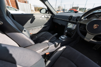 ポルシェ ケイマン(Type987) S　後期ﾓﾃﾞﾙ ｵｰｼｬﾝﾌﾞﾙｰﾊｰﾌﾚｻﾞｰｼｰﾄ ｶﾛｯﾂｪﾘｱﾅﾋﾞTV ｷｾﾉﾝ&ﾀﾞｲﾅﾐｯｸｺｰﾅﾘﾝｸﾞﾗｲﾄ ｵｰﾄｴｱｺﾝ ｹｲﾏﾝS18ｲﾝﾁAW　2年保証