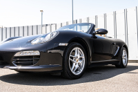 ポルシェ ボクスター(Type987) ﾍﾞｰｽｸﾞﾚｰﾄﾞ　後期ﾓﾃﾞﾙ ﾍﾞｰｼﾞｭﾊｰﾌﾚｻﾞｰｼｰﾄ ｼｰﾄﾋｰﾀｰ ﾌﾞﾗｯｸｿﾌﾄﾄｯﾌﾟ ｸﾗﾘｵﾝﾅﾋﾞTV ﾀﾞｲﾅﾐｯｸｺｰﾅﾘﾝｸﾞﾗｲﾄ ｵｰﾄｴｱｺﾝ ﾎﾞｸｽﾀｰ17ｲﾝﾁAW　2年保証