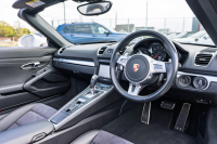 ポルシェ ボクスター(Type981) ﾍﾞｰｽｸﾞﾚｰﾄﾞ　ﾌﾞﾗｯｸﾊｰﾌﾚｻﾞｰ ﾌﾞﾗｯｸｿﾌﾄﾄｯﾌﾟ ﾅﾋﾞTV ｽﾎﾟｰﾂﾃﾞｻﾞｲﾝｽﾃｱﾘﾝｸﾞ PDLS 電動Dﾐﾗｰ TPM ﾎﾞｸｽﾀｰ18ｲﾝﾁAW　2年保証