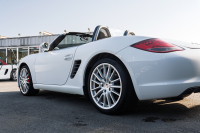 ポルシェ ボクスター(Type987) ﾍﾞｰｽｸﾞﾚｰﾄﾞ ｽﾎﾟｰﾂｸﾛﾉPKG　後期ﾓﾃﾞﾙ ﾌﾞﾗｯｸﾊｰﾌﾚｻﾞｰｼｰﾄ ｼｰﾄﾋｰﾀｰ ﾌﾞﾗｯｸｿﾌﾄﾄｯﾌﾟ ｲｸﾘﾌﾟｽﾅﾋﾞTV ﾀﾞｲﾅﾐｯｸｺｰﾅﾘﾝｸﾞﾗｲﾄ ｵｰﾄｴｱｺﾝ 19ｲﾝﾁAW　2年保証