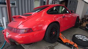 【オイル交換作業】ポルシェ９６４カレラ２のオイル交換です♪