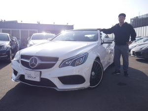 ２０１４ｙ　Ｅ２５０カブリオレＡＭＧスポーツパッケージをご納車させて頂きました。