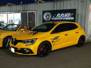 2024年 ルノー メガーヌ R.S. ウルティム イエロー 神奈川県のお客様にご納車させて戴きました