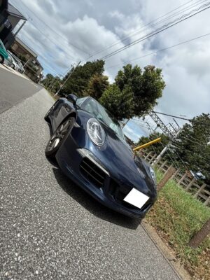 2012年　ポルシェ　911カレラ4（Type991.1）　ダークブルーM　千葉県のお客様にご納車させていただきました。