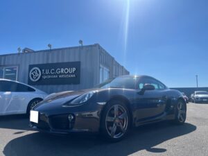 2014年　ポルシェ　ケイマンS（Type981）　アンスラサイトブラウンメタリック　茨城県のお客様にご納車させていただきました。
